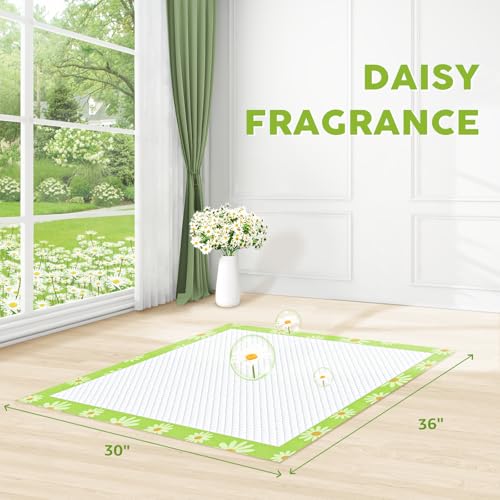 XXL Puppy Pads with Adhesive Tabs Leak (Extra Large-30x36in(40Ct))