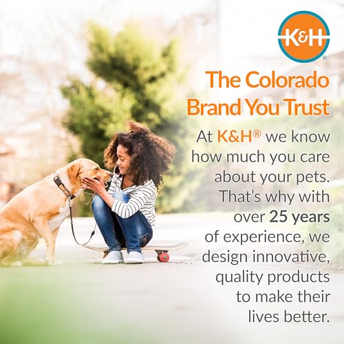 K&H Outdoor Elevated Dog Bed (Tan Mesh / Large 42"L x 30"W)