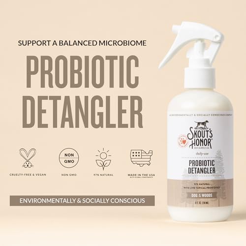 Probiotic Dog Detangler Spray (1-Pack / Dog of the Woods)