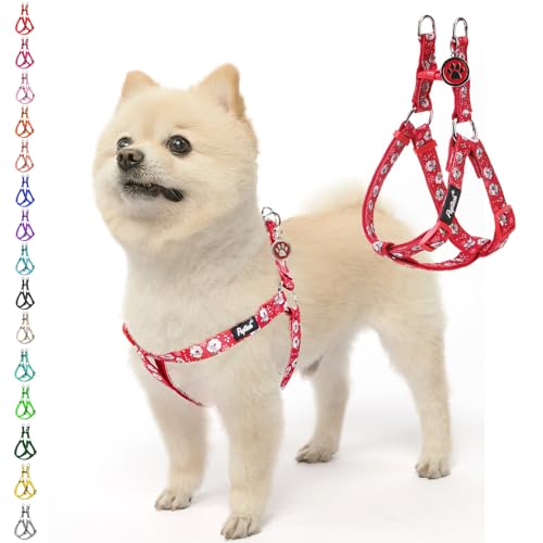 Christmas Dog Harness Medium Sized Step (Red(Santa Claus) / Small)