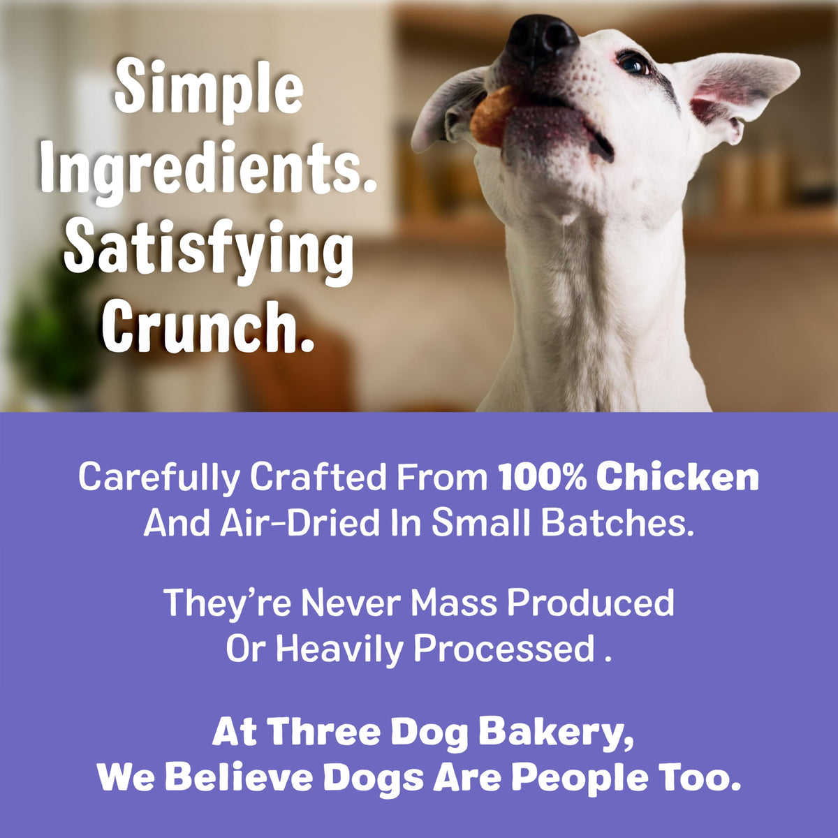 Bark'n Crunch! Chicken Chips with 100% Real Chicken (8 Ounce (Pack of 1))