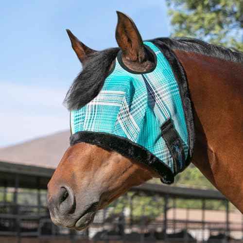 Kensington UV Fly Mask with Fleece Trim (2021-atlantis)
