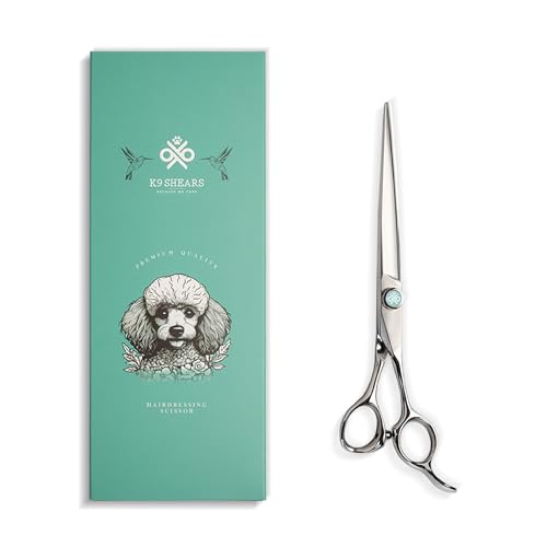 7” Super Light Dog Grooming Scissors for Everyday Trimming (7" Straight)