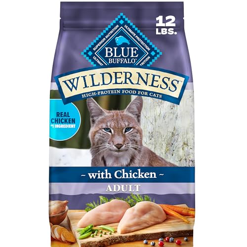 Wilderness Chicken Adult Dry Cat Food (12 Pound (Pack of 1))