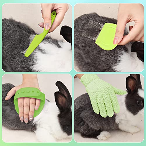8 Pcs Small Animal Grooming Kit (Green)