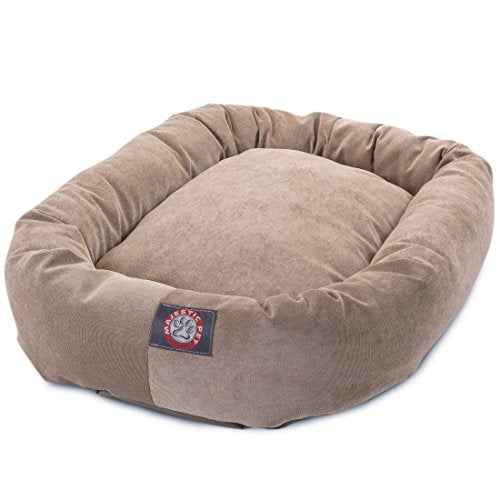 Villa 52 Inch Shredded Memory Foam Dog Bed for X (Pearl)