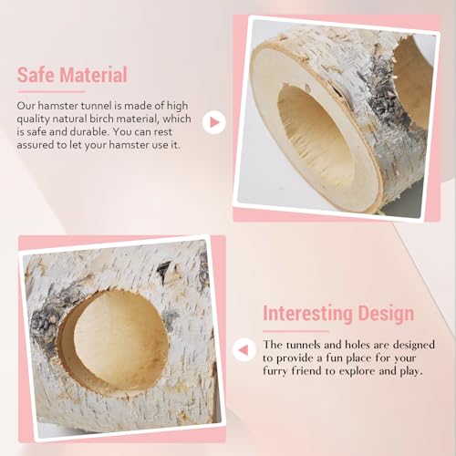 Wooden Hamster Tunnels