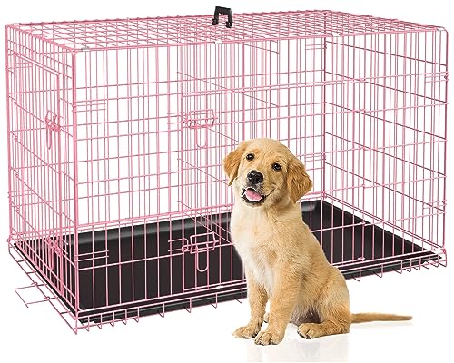 Dog Crate 30" (Pink)