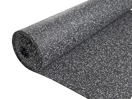 Genaflex Rubber Gym Floor Mat (10% Grey / 48"L x 48"W x 0.3"Th)
