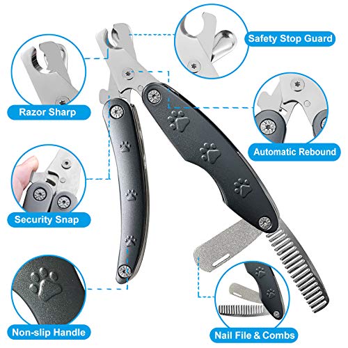 Heavy‑Duty Dog Nail Clipper for Large Dogs with Thick Nails