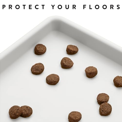 Premium Cat Food Mat (24"L x 14"W / Marshmallow)