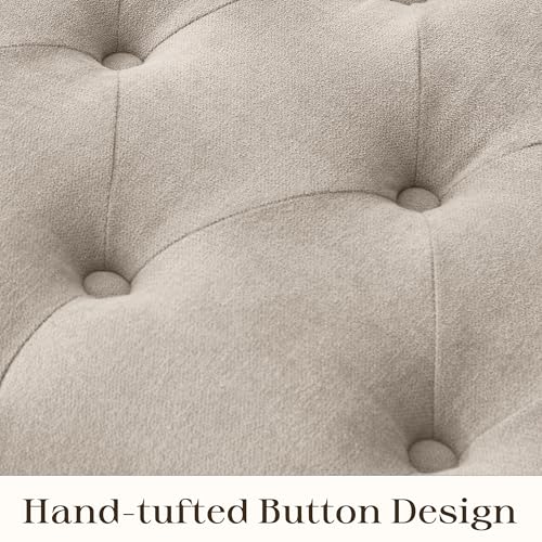Ottoman with Storage (Khaki)