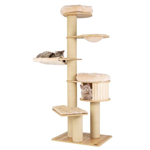 75 Inches Tall Cat Tree for Indoor Cats (75in Tall)