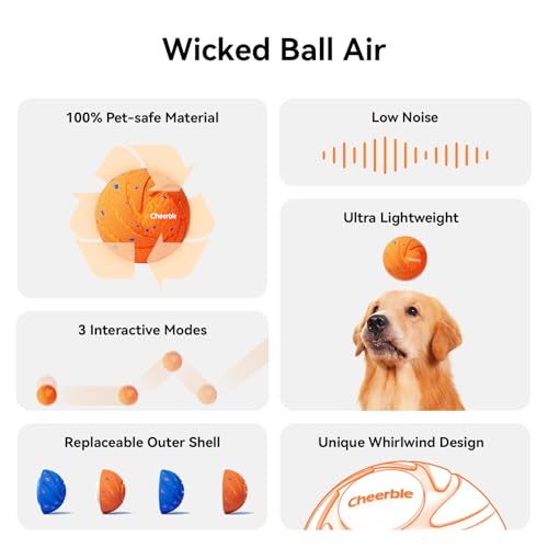 Smart Interactive Dog Toy (Orange)