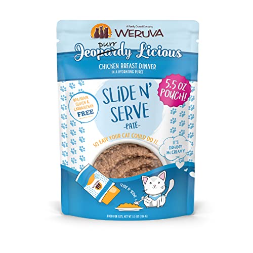 Wet Cat Food Jeopurrdy Licious with Chicken Pate (5.5 Ounce (Pack of 12))