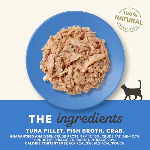 Tuna Fillet & Crab in Broth Wet Cat Food 12
