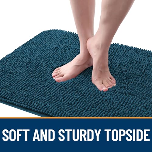 Dog Door Mat for Muddy Paws 47x20 (Atlantic Blue / 47" X 20")