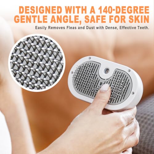 Cat Steam Brush for Cats & Dogs (White)