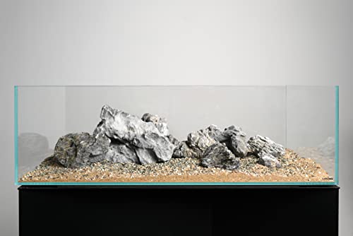 Seiryu Stone 34lb Large Natural Aquarium Rocks for Fish Tank Decor (07 Seiryu Stones(3-11inch,36lbs))