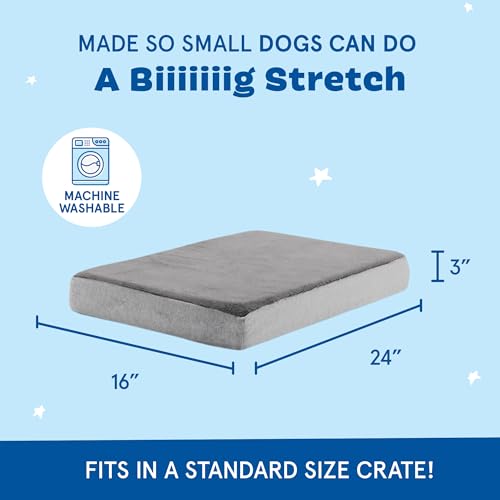 Orthopedic Dog Bed (Grey / Small)