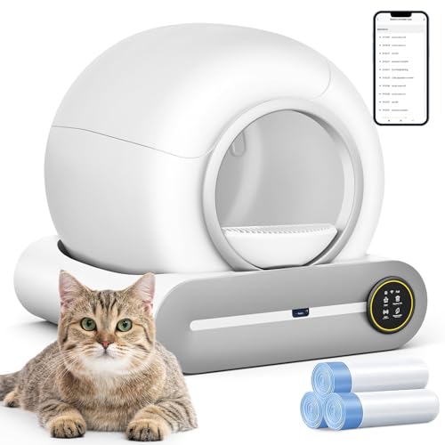 Self Cleaning Cat Litter Box (White)