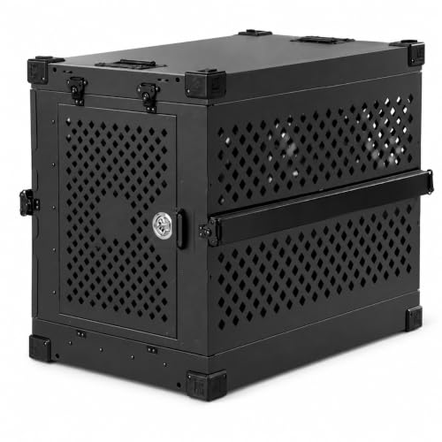 Impact Collapsible Dog Crate (Black / 24.5"L x 18.5"W x 23.0"H)