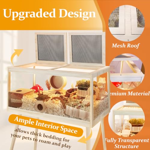Hamster Cage Chewproof (32.0"L x 16.0"W x 40.0"H)