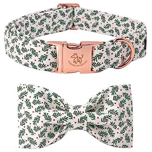 Christmas Dog Collar (Christmas Green / Medium (Pack of 1))