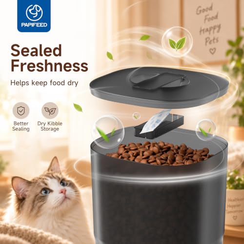 Automatic Cat Feeder with App (Black)