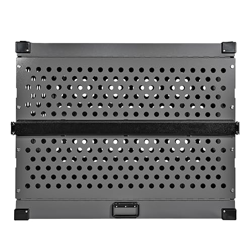 Aluminum Collapsible Dog Crate (Gray / 41.6"L x 29.7"W x 33.9"H)