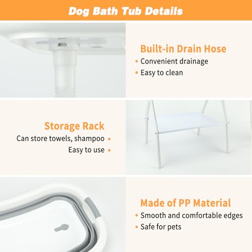 Portable Dog Bathtub