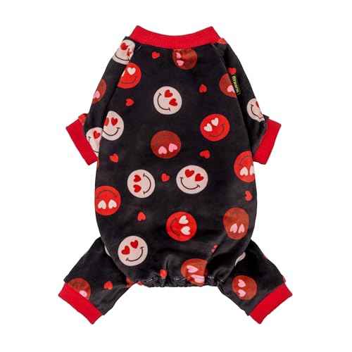 Hearts Eyes Smily Face Dog Pajamas (Heart Eyes Face / XX-Large)