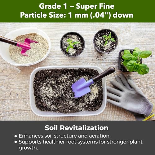 Organic Superfine Vermiculite for Indoor Gardening Plants and Mushrooms (Vermiculite Grade 1 - Superfine / 1 qt)
