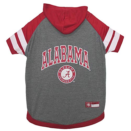 NCAA Alabama Crimson Tide Hoodie for Dogs & Cats (Alabama Crimson Tide / Large)