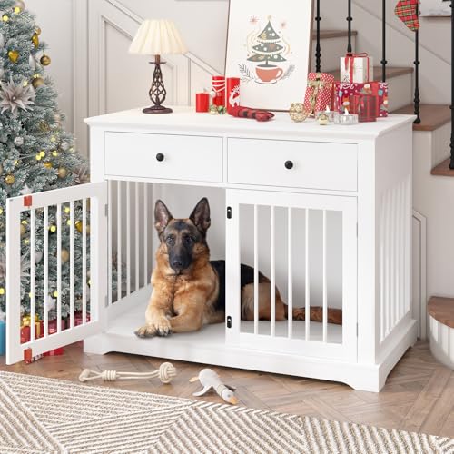 Dog Crate Furniture (White)