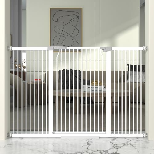 41" Extra Tall Cat Gate for Doorway (60.3-62.9''W)