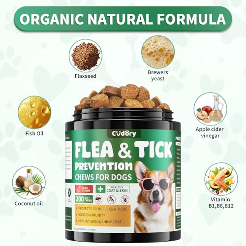 Flea and Tick Prevention for Dogs Chewables