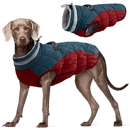 Dog Coat for Large Dogs (Dark Blue / XXXL(chest:43in))