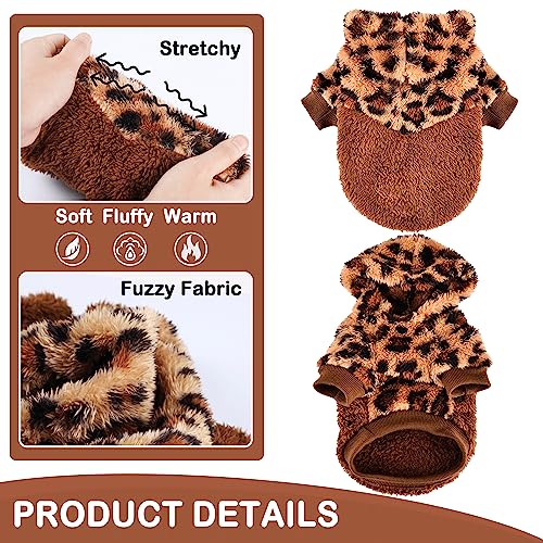 Dog Sweaters for Small Dogs (X-Small (Chest 12.2 in) / Brown)