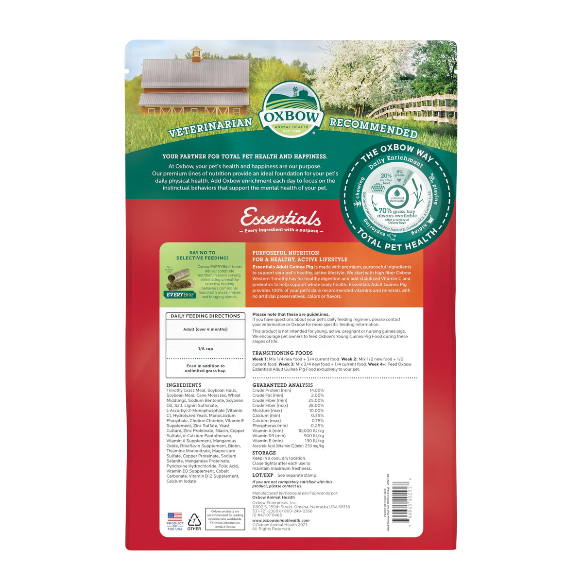 Essentials Adult Guinea Pig Food (10 Pound (Pack of 1))