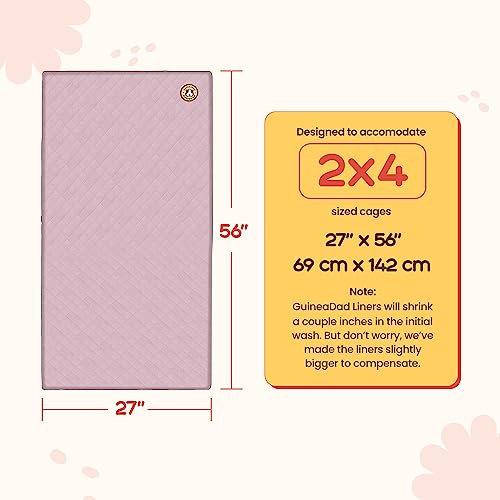 Premium Liner Fleece Guinea Pig Cage Liner (C&C 2x4)