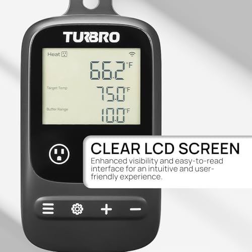 2 Pack] TURBRO Smart Temperature Controller Heating Cooling