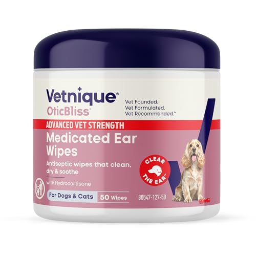 Oticbliss Medicated Dog Ear Wipes (Medicated Ear Wipes)