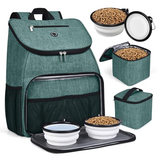 Dog Travel Bag (Green-A)