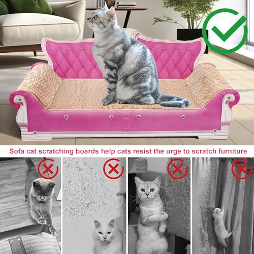 Scratching Sofa (Pink-Medium)