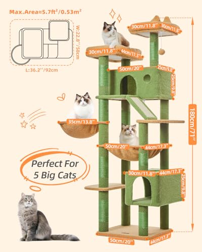 Cactus Cat Tree (Cactus / 71 Inches)