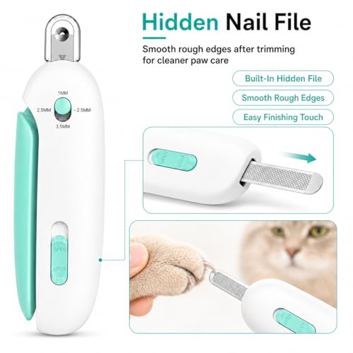 Cat Nail Clipper (Blue)
