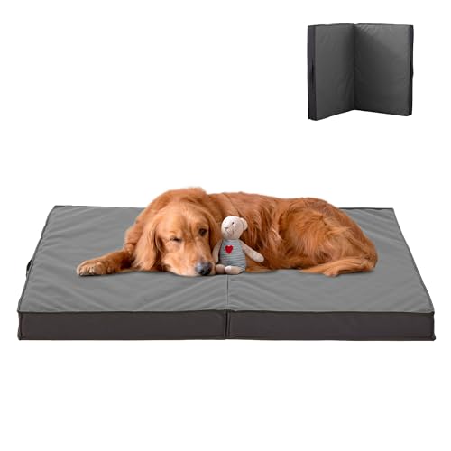 Outdoor Beds for Large Dogs (Large / Grey)