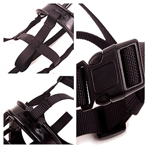 Basket Dog Muzzles (Black / 6: Snout 15-17")