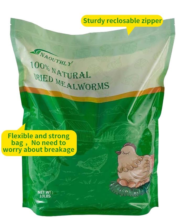 Bulk Dried Mealworms 10Lb Bag (10 Pound (Pack of 1))